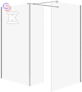 WALK-IN MILLE RUCH.ŚCI.CHR.100X90X30X20 CERSANIT