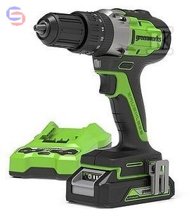 GREENWORKS GD24DD35K2 Wiertarko-Wkrętarka 24V 2Ah Zestaw