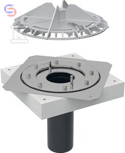 WPUST DACHOWY NR 359.130.00.1 (PLUVIA) GEBERIT