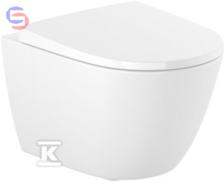 ROCA ONA COMPACTO Miska WC podwieszana Rimless 0,35x0,36x0,48m + deska duroplast A34H689000