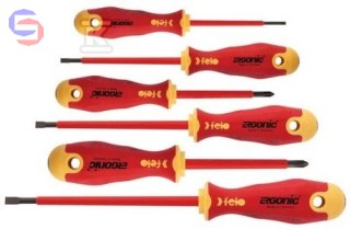 FELO Ergonic VDE Zestaw 6 Wkrętaków Izolowanych z Magnetyzerem