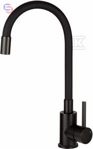 DEANTE LUNO Bateria zlewozmywakowa stojąca gięta wylewka Nero 0,06x0,21x0,34m