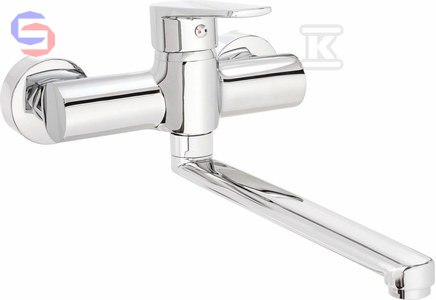 DEANTE TUBO Bateria kuchenna ścienna chrom 0,26x0,15x0,10m