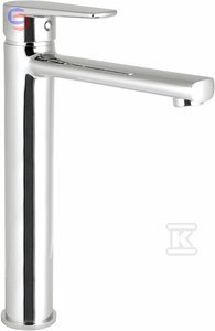 BATERIA UMYWALKOWA WYSOKA TUBO, CHROM DEANTE
