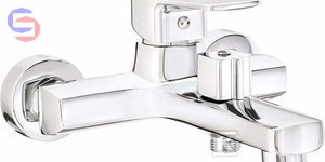 BATERIA WANNOWA ŚCIENNA MARO, CHROM DEANTE