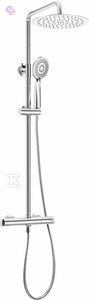 DEANTE THERM Deszczownica z baterią prysznicową termostatyczną chrom NAC_04OT