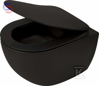 MISKA WC Z DESKĄ BEZKOŁN.PEONIA NERO DEANTE