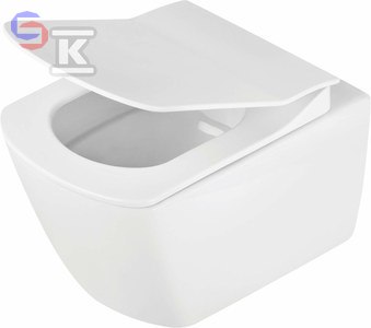 MISKA WC Z DESKĄ BEZKOŁNIERZA ANEMON B DEANTE