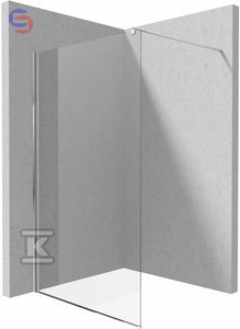 ŚCI.PRYSZ/WALK-IN 140CM KERRIA PLUS CHR DEANTE