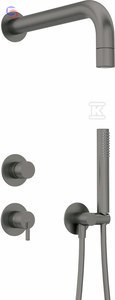 DEANTE SILIA Zestaw prysznicowy podtynkowy titanium 0,2x0,34x0,48m 4,4kg
