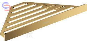 HANSGROHE ADDSTORIS Koszyk Narożny Złoty 310x70x170mm