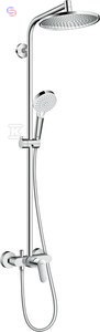 HANSGROHE CROMETTA S Komplet prysznicowy 240 1jet z baterią jednouchwytową 0,11x0,36x1,1m 4,5kg