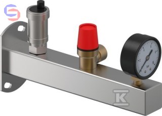 Uponor Fluvia Grupa Bezpieczeństwa Inox 6 Bar 0,255x0,06x0,145m