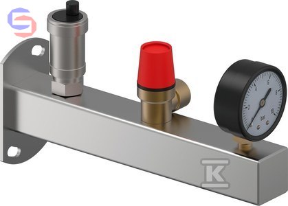 Uponor Fluvia Grupa Bezpieczeństwa Inox 6 Bar 0,255x0,06x0,145m