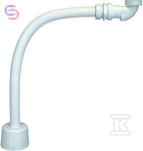 PURUS PUM Syfon suchy do umywalek i bidetów rura elastyczna 0,07x0,2x0,35m