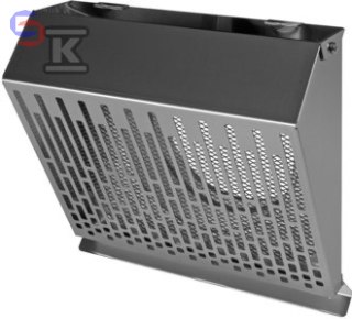 AWENTA PRO Wyrzutnia ścienna metalowa fi200 inox 1,33kg