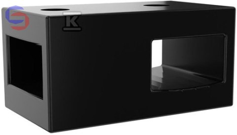 ROCA DISTRICT Mocowanie Typ T do Wspornika Walk-In, Czarny Mat (Kit.7)