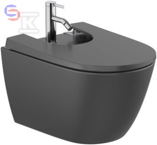 BIDET ONA PODWIESZANY 53 CM CZARNY MAT ROCA