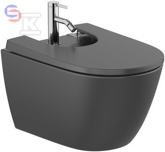 BIDET ONA PODWIESZANY 53 CM CZARNY MAT ROCA