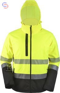 PROF Kurtka Softshell HI-VI Fluo Żółta XL 0,91kg