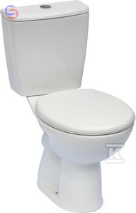 MISKA WC ADELE DO KOMPAKTU O/POZIO.67 CM ROCA