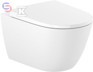 ROCA ONA Miska WC podwieszana Rimless 53 cm biały połysk
