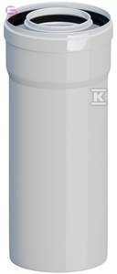 ONNLINE Rura kominowa koncentryczna PP-AL DN60/100 L2000mm uszczelka EPDM