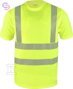 PROF T-SHIRT HI-VI (FLUO) ŻÓŁTY XXL Odzież odblaskowa
