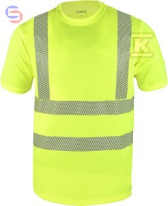 PROF T-SHIRT HI-VI (FLUO) ŻÓŁTY M Odzież odblaskowa