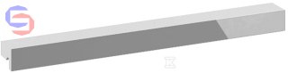 UCHWYT 16 KWA.(DO MODUŁÓ.40 CM), CHROM ROCA