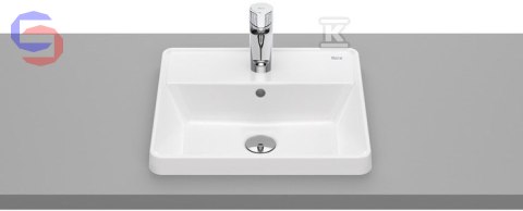 ROCA GAP Umywalka blatowa prostokątna 42x39 cm z otworem na baterię