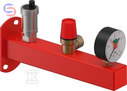 UPONOR FLUVIA Grupa bezpieczeństwa C.O. 3 bar 0,255x0,06x0,145m 1,1kg