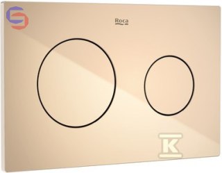 PRZYCISK PODWÓJNY PL10 PVD ROSE GOLD ROCA