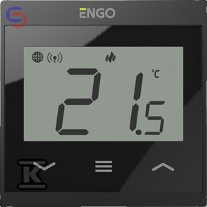 ENGO E55-B Wi-Fi Regulator temperatury podtynkowy 230V czarny