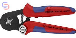 KNIPEX Samonastawne szczypce do zagniatania tulejek 180mm 0,46kg