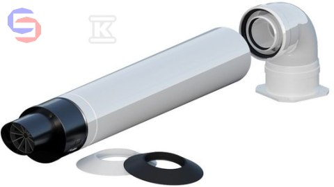 ONNLINE Zestaw kominowy przyłączeniowy OLZB-07 DN60/100 1,03x0,19x0,36m 3,54kg