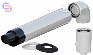 ONNLINE Zestaw kominowy przyłączeniowy OLZB-18 DN60/100mm 3,3kg