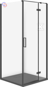 ZESTA.C129 KA.JO.PRA.CZAR.80X80X195+BROD CERSANIT