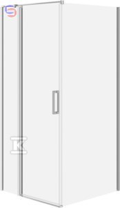 ZESTA.C172 KA.MO.KWA.LE.90X90X195+BRODZI CERSANIT