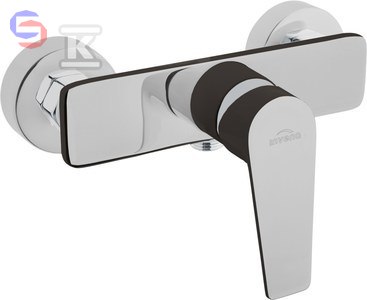 BATERIA NATRYSKOWA DOKOS CZARNY/CHROM INVENA