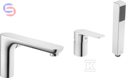 BATERIA WANNOWA 3-OTWOROWA DOKOS CHROM INVENA