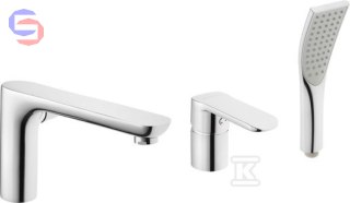 BATERIA WANNOWA 3-OTWOROWA SIROS CHROM INVENA