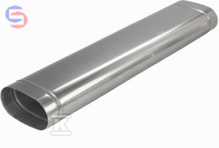 KRZYS-POL SJ Rura owalna 100x200x1000mm 0,5mm do pellet